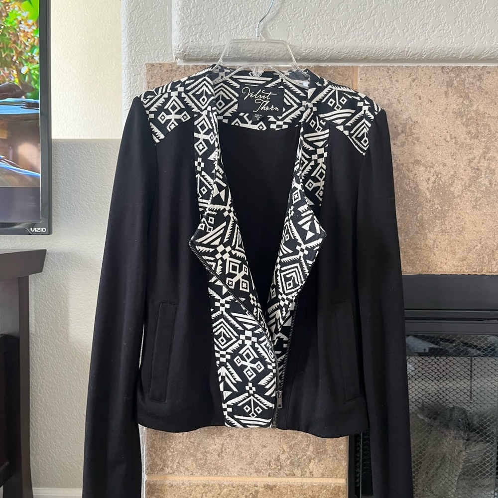 Thor Monochrome Patterned Blazer - image 1